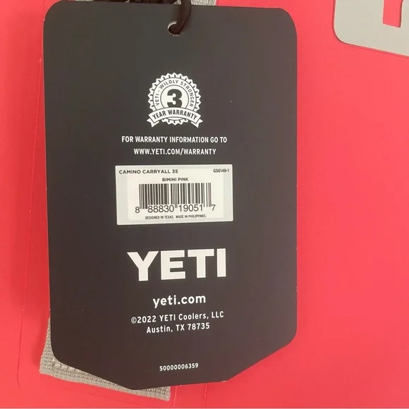 Yeti Bimini Pink and Gray Camino 35 Tote Bag - Picture 4 of 12